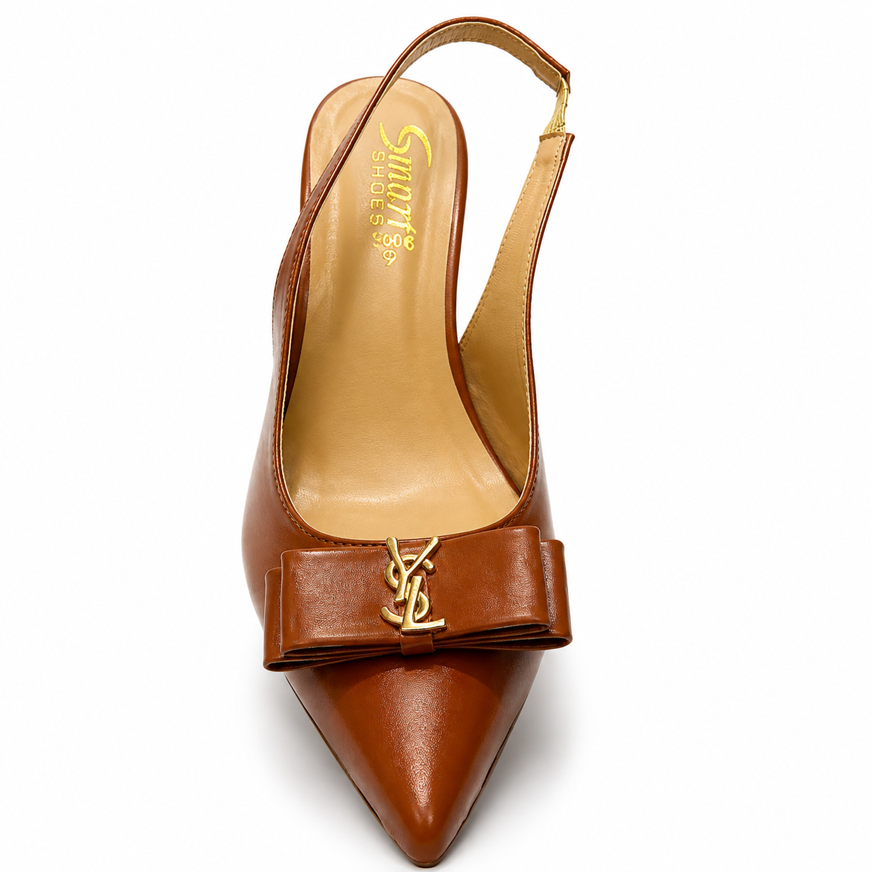 Elegant Bow Slingback Heels